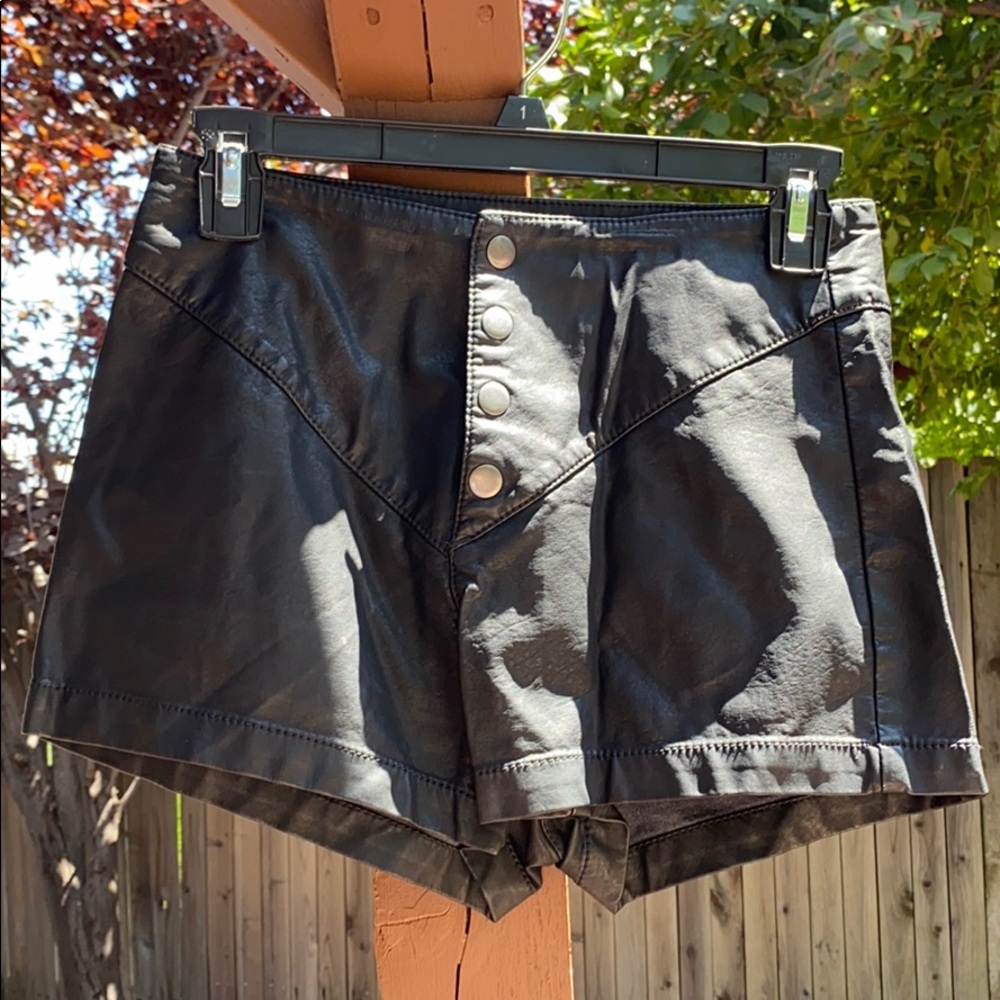 Kendall & Kylie Faux Leather Shorts